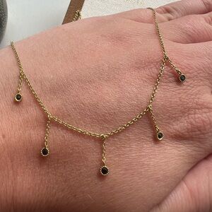 gorjana black necklace